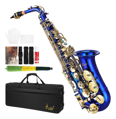 Saxofón Alto En Mi Bemol Con Grabado En Latón Eb Alta Calida
