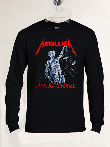 Polera Ml Metallica Cartoon Thrash Metal Rock Abominatron 