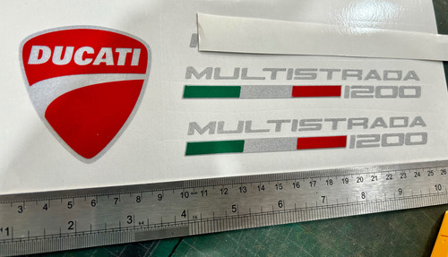 Sticker Reflejante Ducati Multistrada