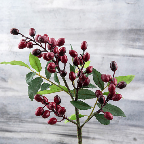Flowers, Bayas, Olivos, Ramas De Fruta, Simuladas, Decorac