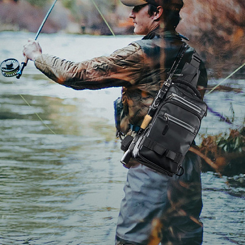 Mochila, Caja De Aparejos, Impermeable, Bolsa De Pesca Con E