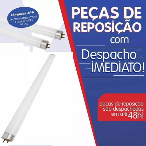 Lâmpada Fluorescente Luz Negra 15 Watts Luz Negra Uv-a 15 W