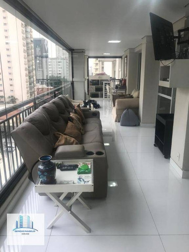 Imagem 3 de 17 de Apartamento Com 3 Dormitórios À Venda, 250 M² Por R$ 4.900.000,00 - Moema - São Paulo/sp - Ap3371