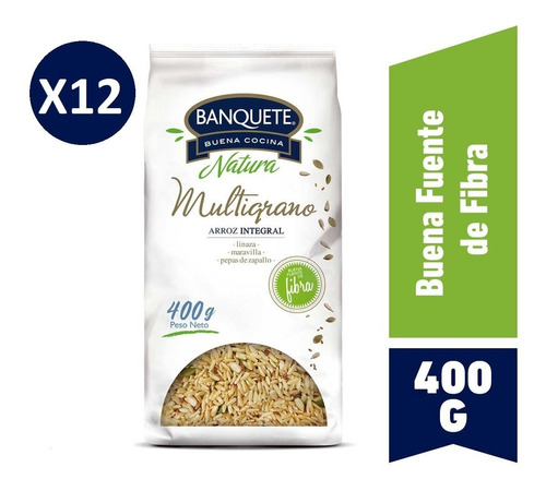 Arroz Integral Multigrano Banquete 400g