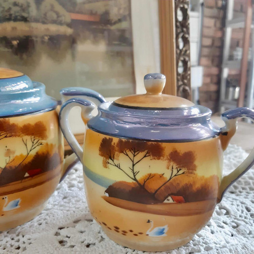 Imagen 6 de 11 de Juego De Té De Porcelana De Japón Cáscara De Huevo