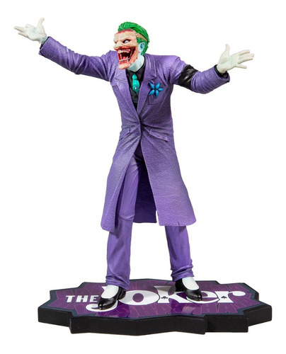 Purple Craze The Joker By Greg Capullo Dc Direct Robot Negro