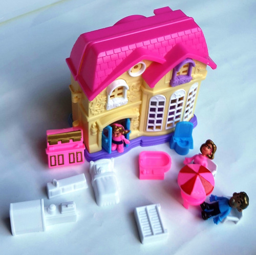 Mini Casa De Juguete Mini House Happy Time 15 Piezas 