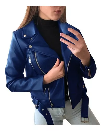 Chaqueta Mujer Talla Grande Corte Casual Cremallera Manga La