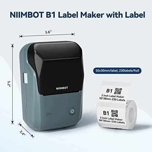 Niimbot B1 Etiquetadora Con Identificación Automática, Impre