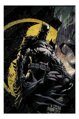Póster Decorativo Diseño Comics Batman El Vigilante Oscuro