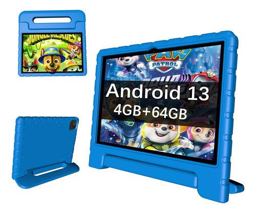 Itdulcet Tableta Para Ninos De 10 Pulgadas, Android 13, 4 Gb
