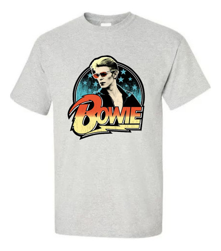 Remera De Algodón - Estilo Y Diseño - David Bowie - Est_32