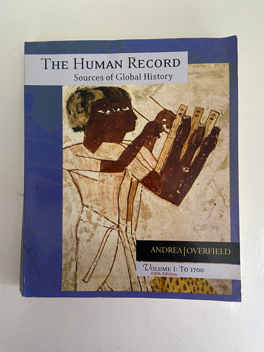 Libro The Human Record: Sources Of Global History, Volume I 