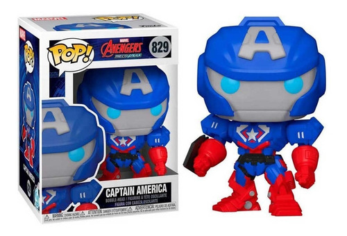 Funko Pop! Marvel: Avengers Mech Strike - Captain America