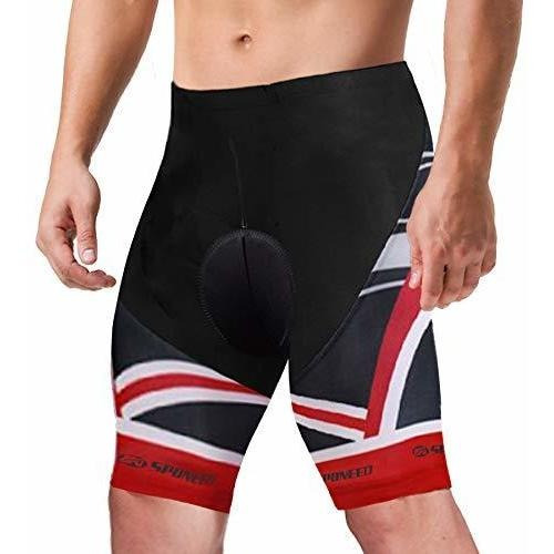 Sponeed Men's Cycling Padded Shorts Men Bike Short Pants Cyc