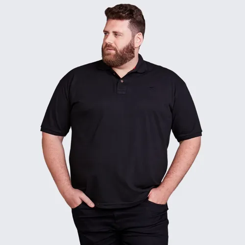 Camisa Camiseta Polo Plus Size Masculina Piquet