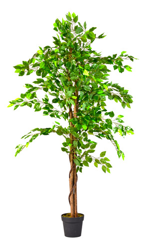 Planta Artificial Ficus 180 Cm 1260 Hojas / Arbusto Real