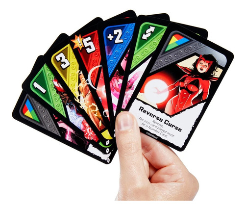 Juego De Cartas Uno Flip Marvel Super Heroes And Villains