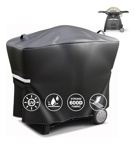 Cubierta De Parrilla 7112 Para Parrillas De Gas Weber Q2000,