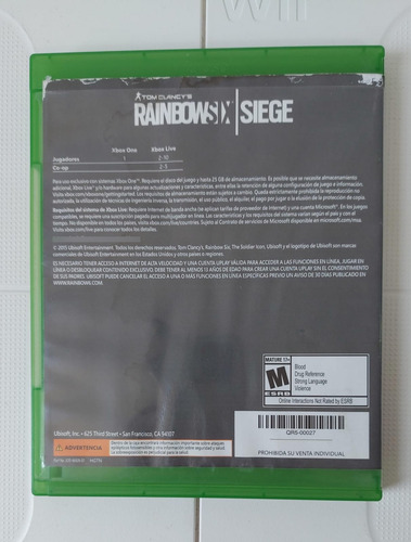 Rainbow Six Edge Xbox One Original Y De Uso (Usado)
