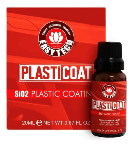 Vitrificador Renovador Plásticos Plasticoat 20ml Easytech