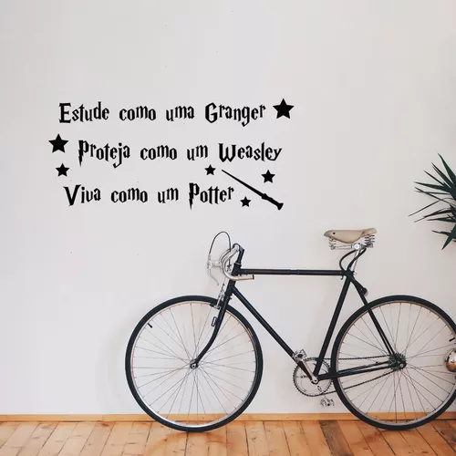 Adesivo Decorativo Frases Feitiços Harry Potter