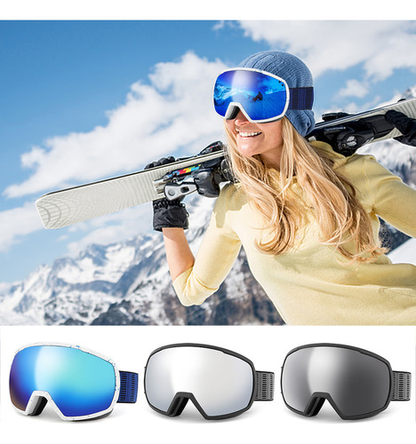S Gafas De Esquí Para Hombre, Gafas De Nieve Uv, Anti Esquí