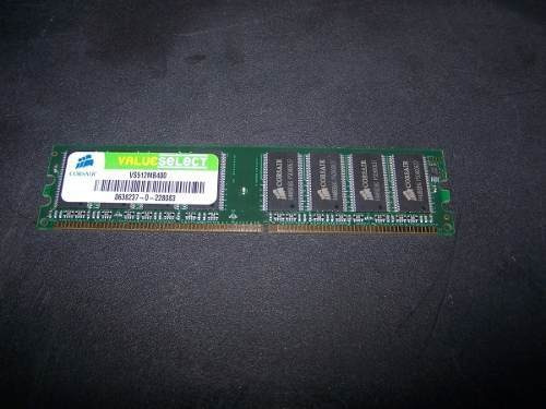 Memoria RAM Value Select 512MB 1 Corsair VS512MB400