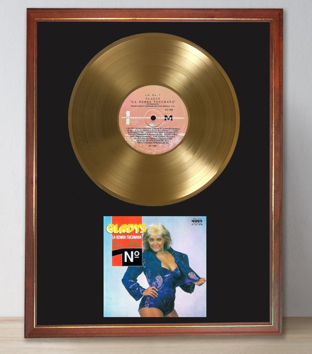 Gladys La Bomba Tucumana La Numero 1 Tapa De Cd Y Disco Oro