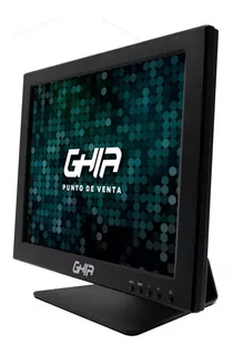 Monitor Ghia GMPOS115 LCD 15" negro 100V/240V