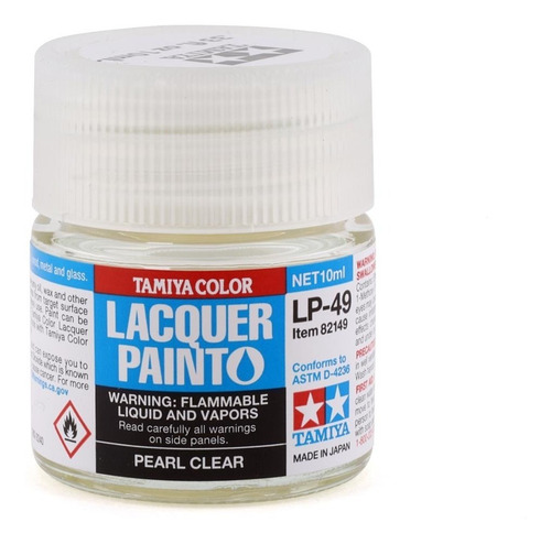 Lacquer Paint 10ml Pearl Clear By Tamiya # Lp49
