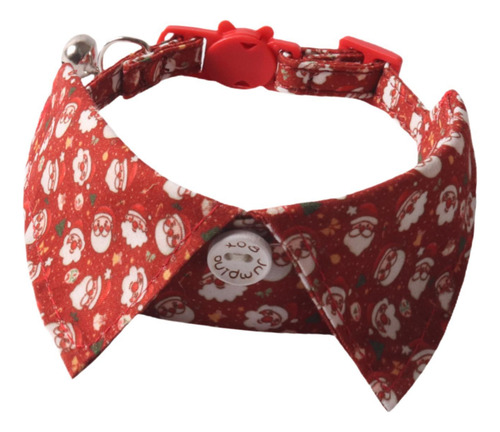 Collar Navideño Para Gatos, Serie Navideña, Collar Rojo