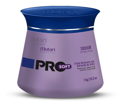 Sodium Creme Relaxante Potão X-force Mutari Pro Soft Alisa