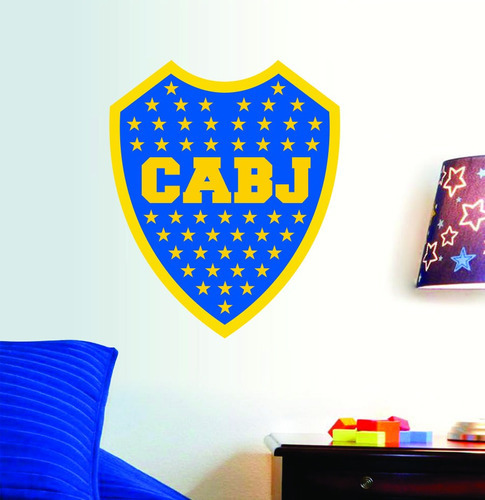 Vinilo Decorativo Escudo Boca Juniors Pared Vidrio