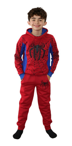 Conjunto Pants Y Sudadera Hombre Araña Spider - Man