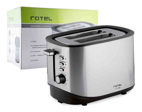 Rotel Duoinox 7 tostadora niveles de tostado 770w