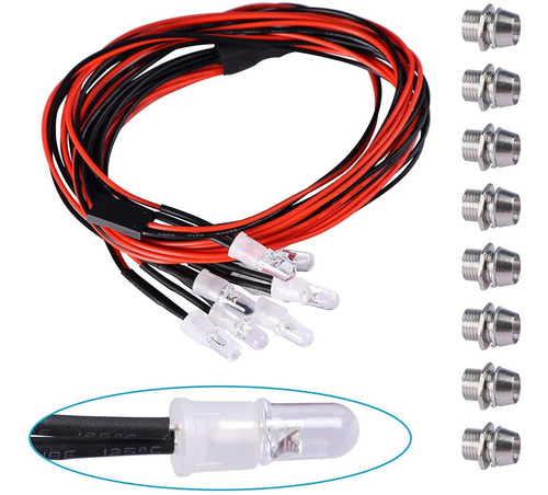 Rc Escala Acekeeps Led Light Kit, El Coche De Rc Los Faros Y