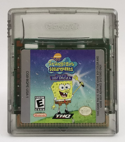 Spongebob Squarepants Legend Of Lost Spatula Gbc R G Gallery