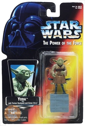 Kenner - Power Of The Force - Red Card - Star Wars - Yoda