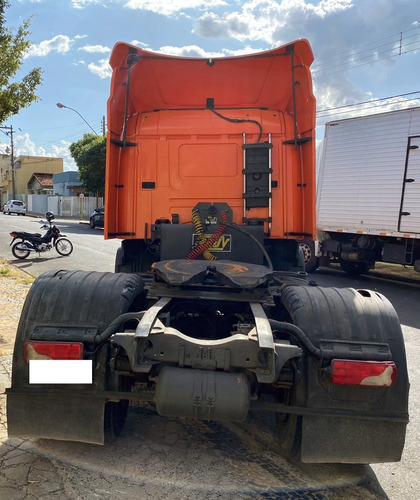 Imagem 8 de 15 de Scania- P340- 4x2 - 2006/06-laranja- Oportunidade Única