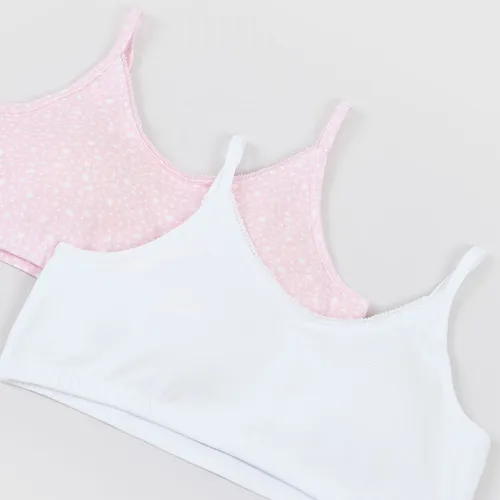 Peto Algodón Niña Bipack Rosado - Corona