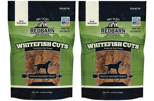 Redbarn Pet Products 2 Paquetes De Whitefish Corta Golosinas