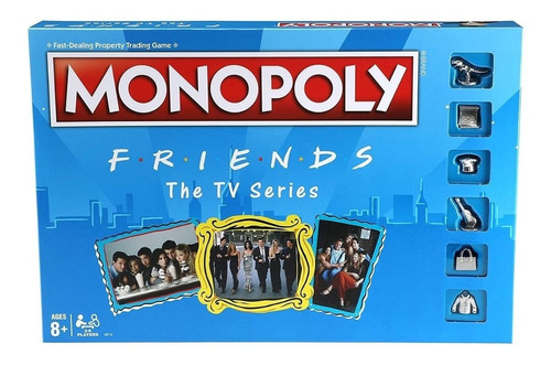 Juego De Mesa Monopoly Friends - Tv Show Series Hasbro