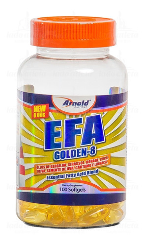 Efa Goldens 100 Softgels - Arnold Nutrition Com Nota Fiscal