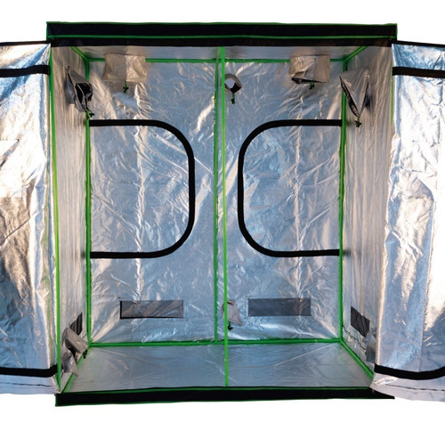 60 x 60 x 120 cm GreenArchitecture Grow Tent Reflective Mylar Hydroponic Grow Tent Malla de cultivo con ventana y bandeja de suelo impermeable para plantas de interior