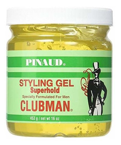 Gel Para Cabello - Clubman Style Gel Mens Super Hold 16 Ounc