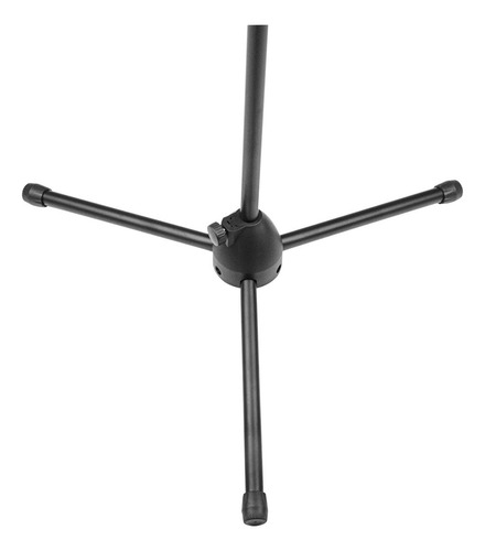 Pedestal Tripé Girafa De Microfone Com Suporte Para Celular Cor Preto