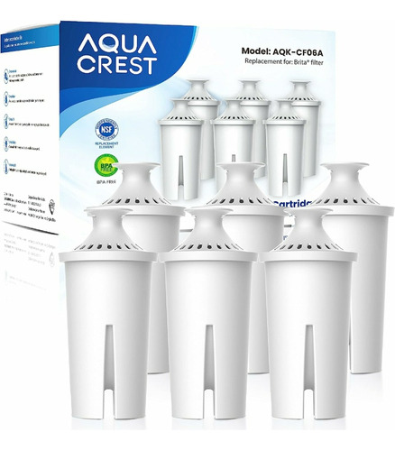 Filtros Para Jarras Brita Marca Aqua Crest