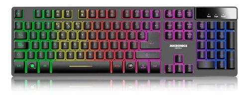 Teclado Micronics Neon+ Gamer Machine Mic K709+