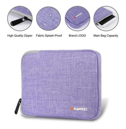 Imagen 4 de 6 de Bolso Protector Para iPad / Tablet / iPad Pro 9.7 / Morado